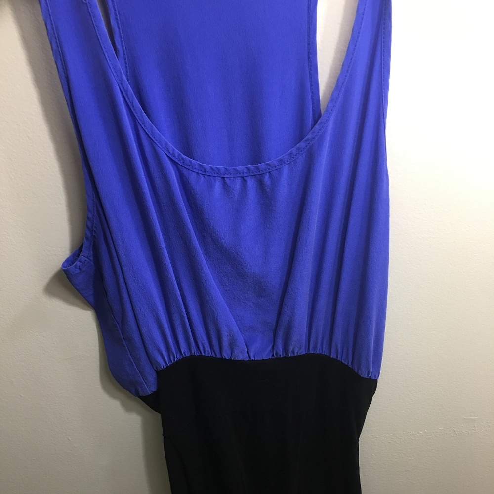 Blue / white party dress